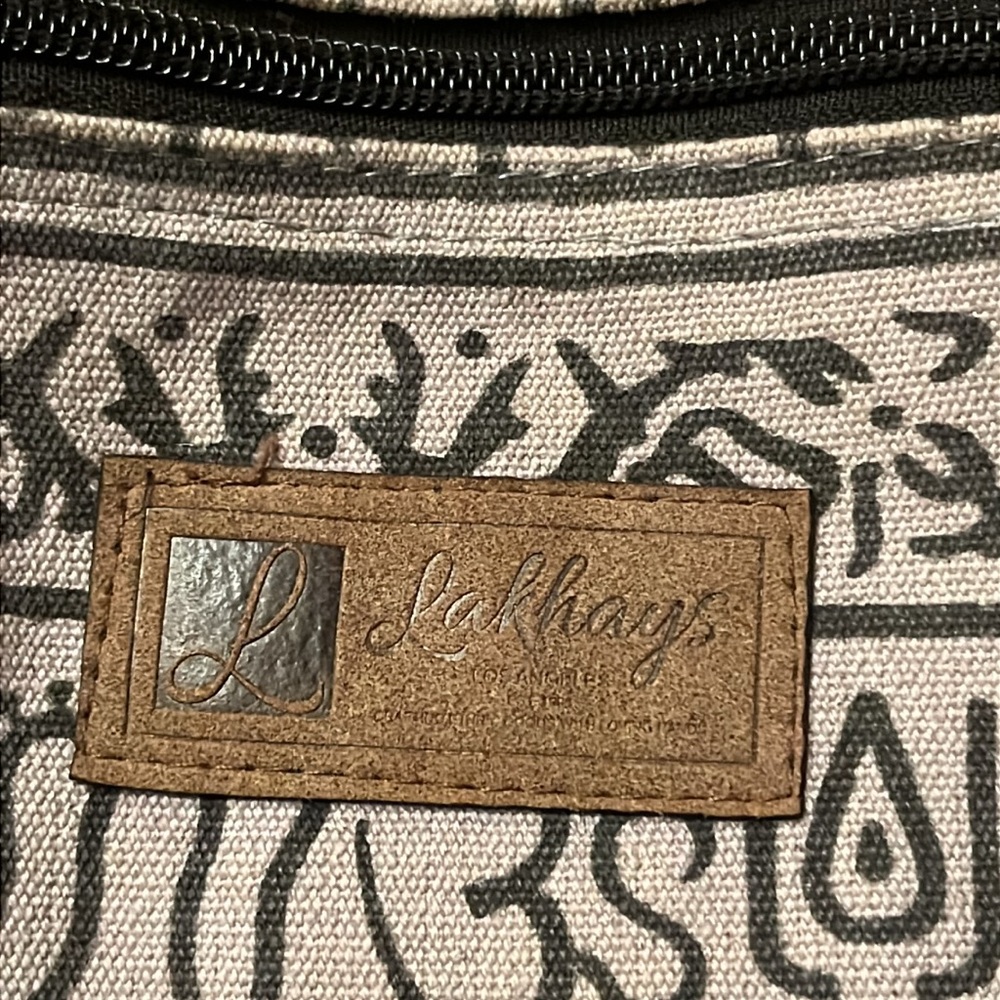 Lakhays Gray Patterned Crossbody Bag with adjustable length strap
. - Picture 2 of 9